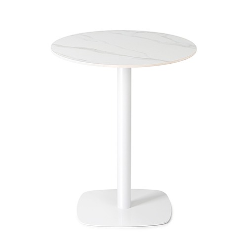 세라믹 티테이블다리 탁자(화이트/60파이)