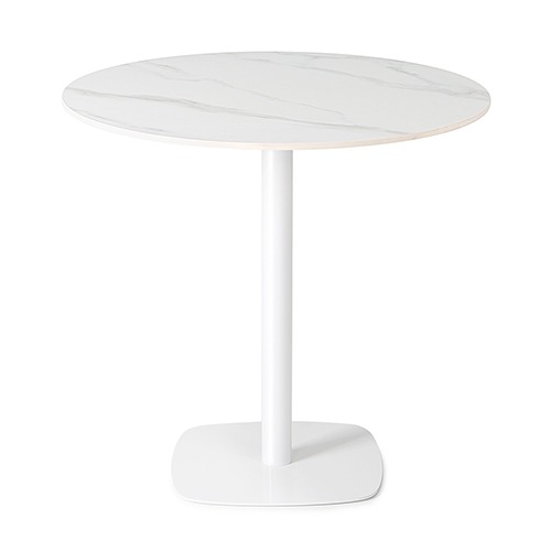 세라믹 티테이블다리 탁자(화이트/80파이)